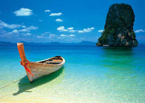 Popular beach at Krabi,Phuket