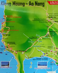Krabi Area Map