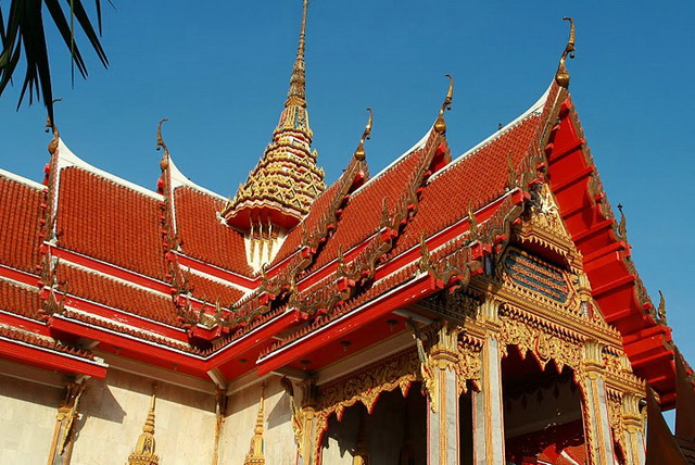 Example of Architecture, Chalong Temple, Phuket