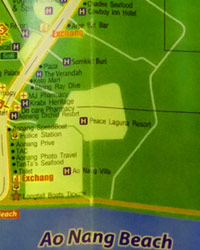 Ao Nang Beach Krabi Map