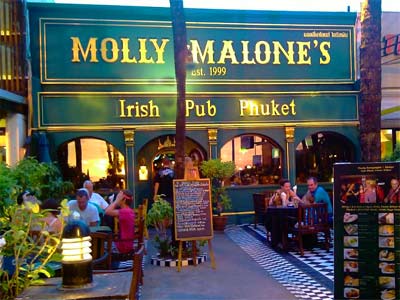 Molly Malones Irish Bar, Beach Road, Patong, Phuket