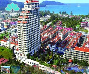 Paradise Hotel Patong view from 25th floor